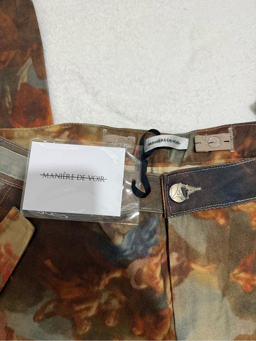 Maniere De Voir Art Cargo Pant Renaissance Tapestry - Picture 5 of 8